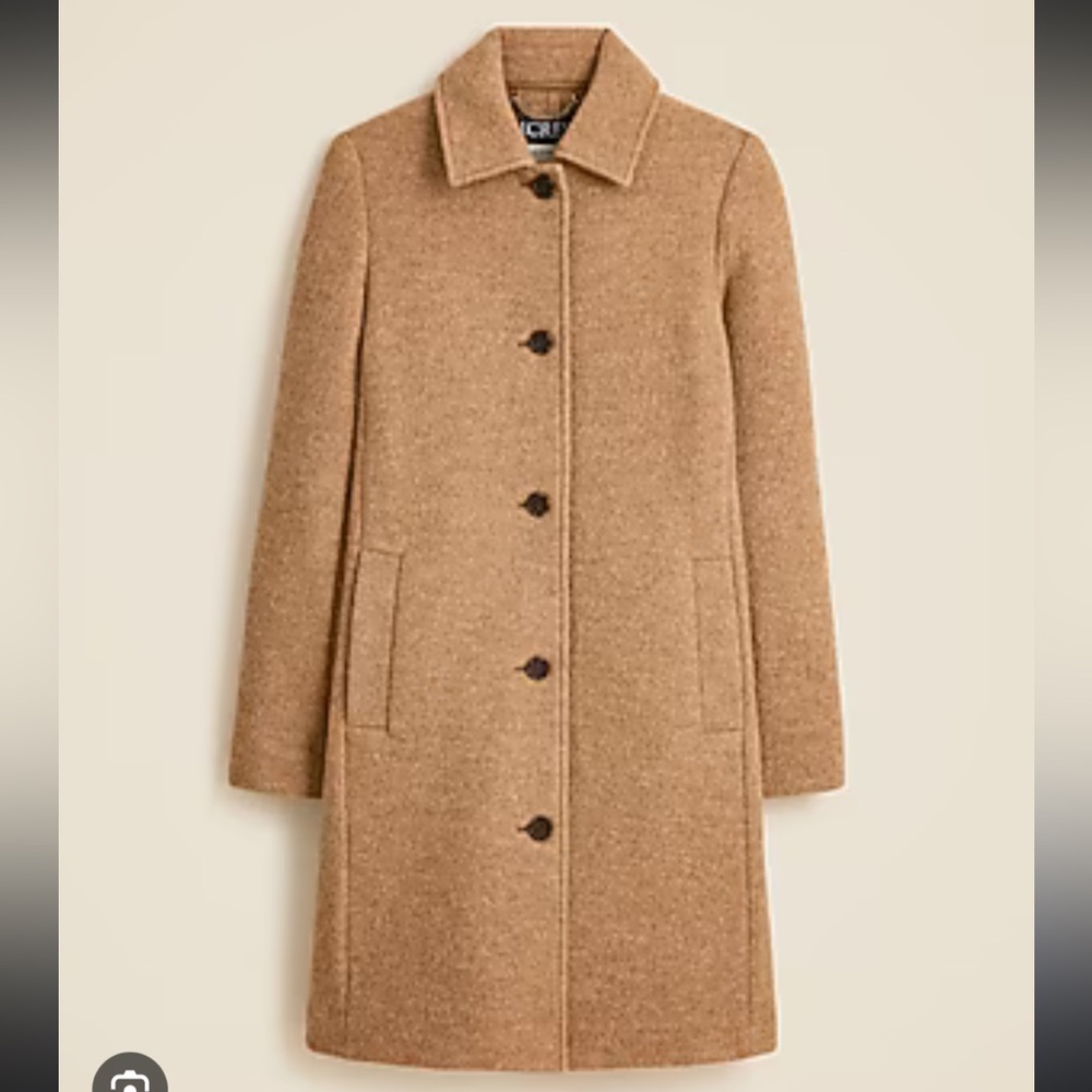 Jcrew Peacoat Italian Wool